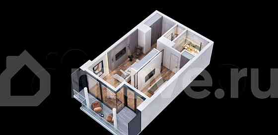 1-комн. квартира, 57.5 м2, 15/18 эт. Москва