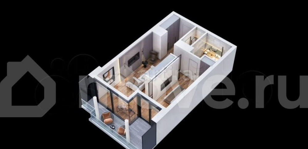 1-комн. квартира, 57.5 м2, 15/18 эт. Москва - изображение 5