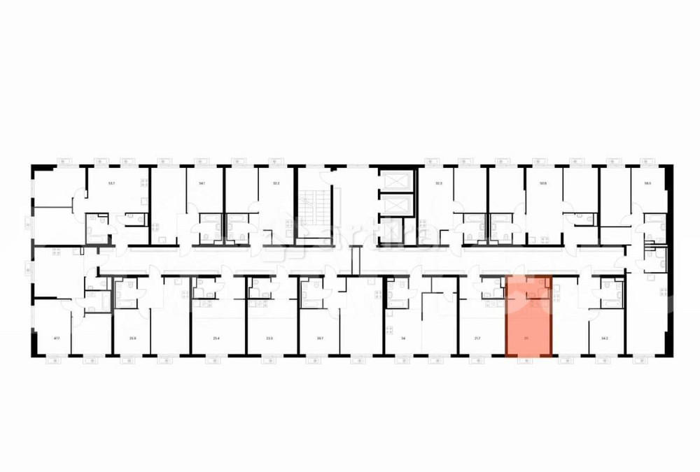 Студия, 20 м2, 11/27 эт. Москва - изображение 2