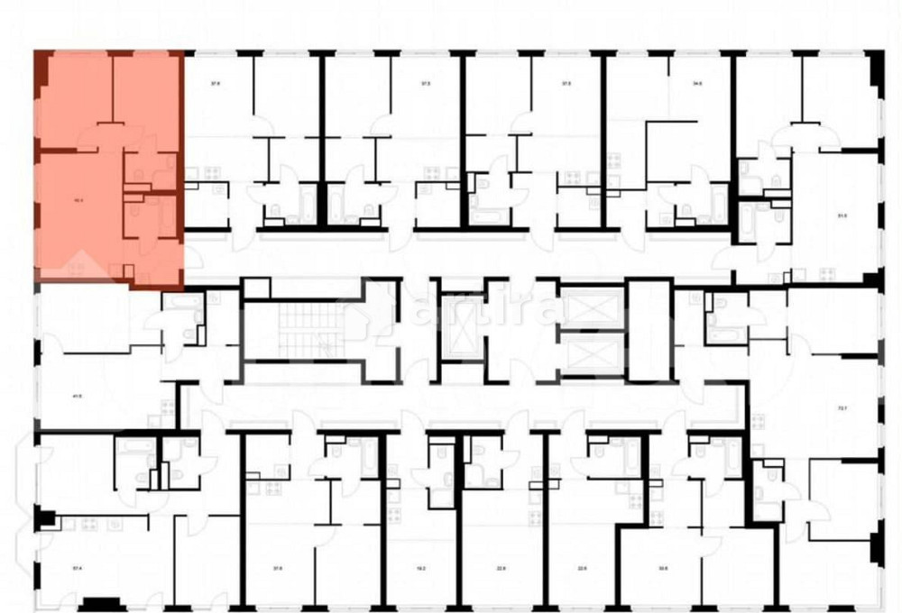2-комн. квартира, 49.4 м2, 5/20 эт. Москва - изображение 3