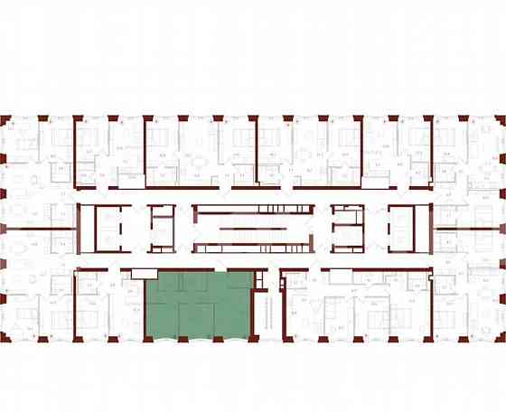 2-комн. пентхаус, 64.3 м2, 23/42 эт. Москва