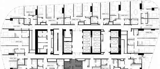 1-комн. квартира, 48.8 м2, 48/90 эт. Москва