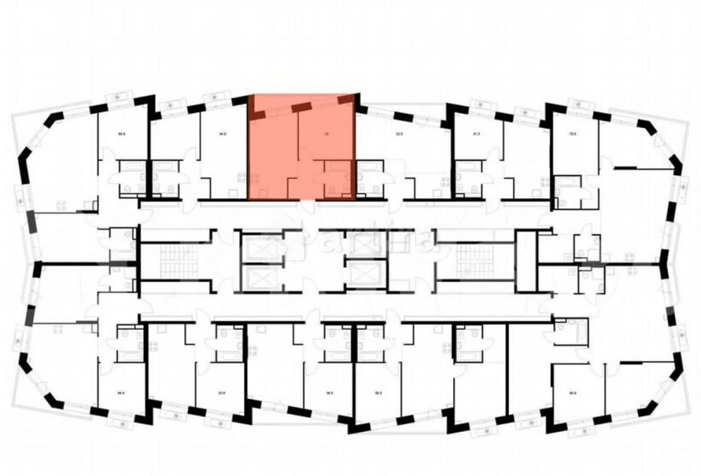 1-комн. квартира, 39 м2, 12/22 эт. Москва - изображение 3