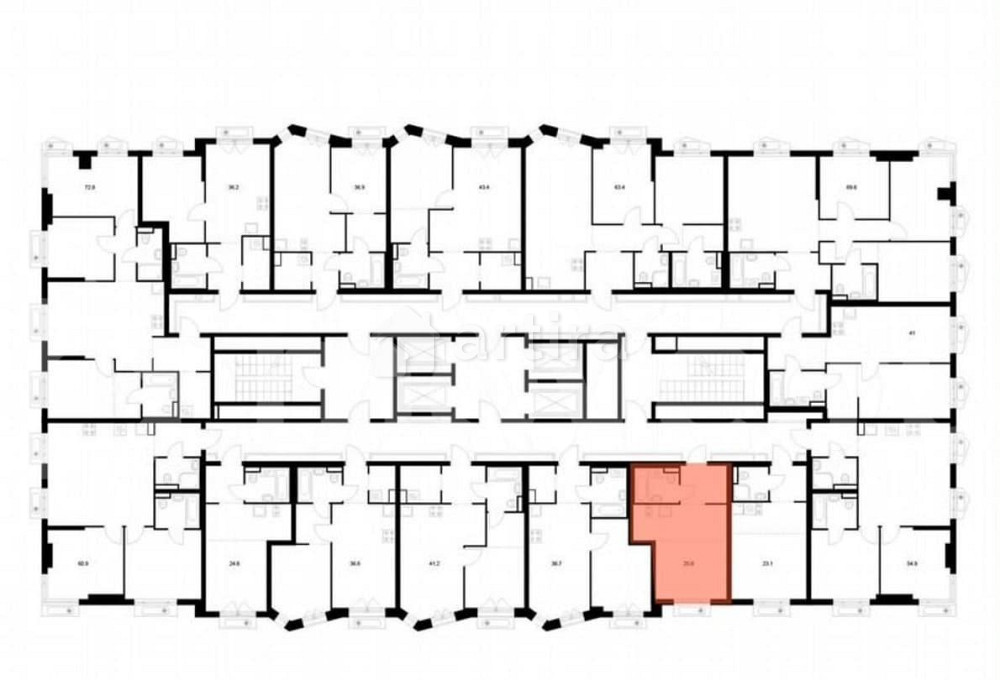 Студия, 25.6 м2, 3/32 эт. Москва - изображение 3