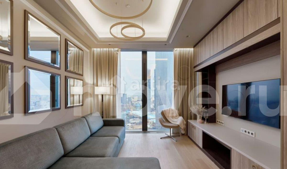 2-комн. апарт-ы, 68.8 м2, 38/78 эт. Москва - изображение 3