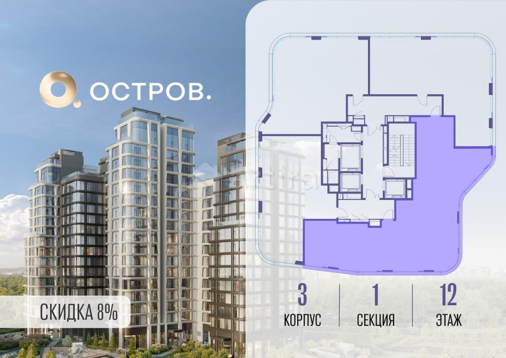 4-комн. квартира, 138.62 м2, 12/22 эт. Москва - изображение 9