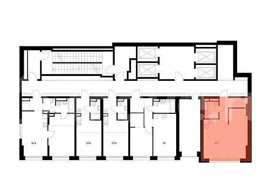 1-комн. квартира, 37.7 м2, 37/37 эт. Москва