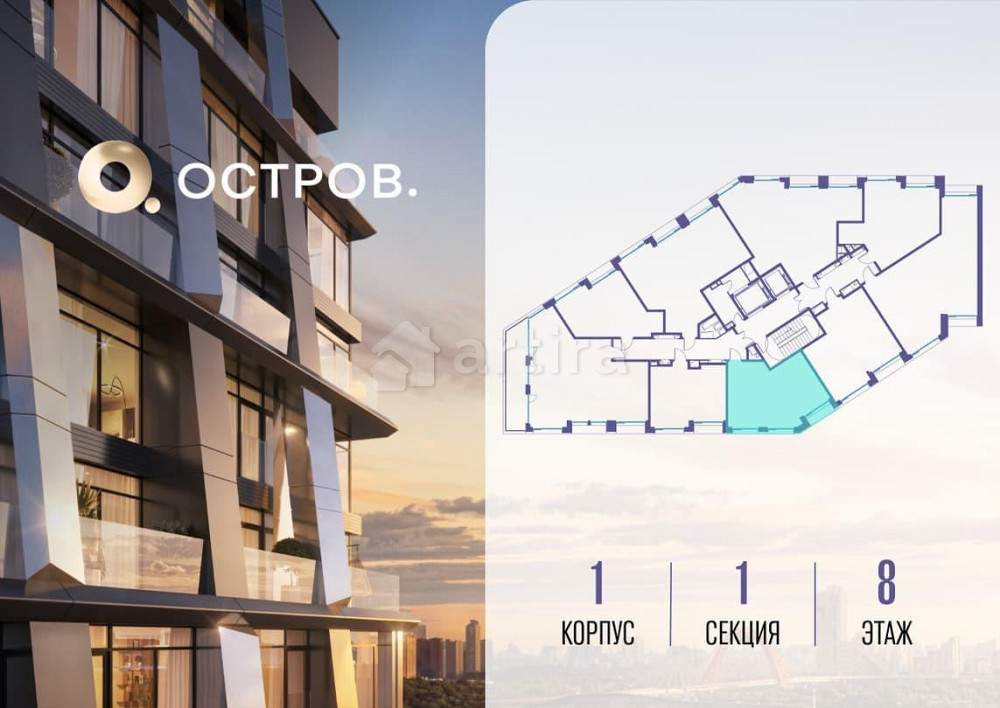 1-комн. квартира, 46.22 м2, 8/10 эт. Москва - изображение 6
