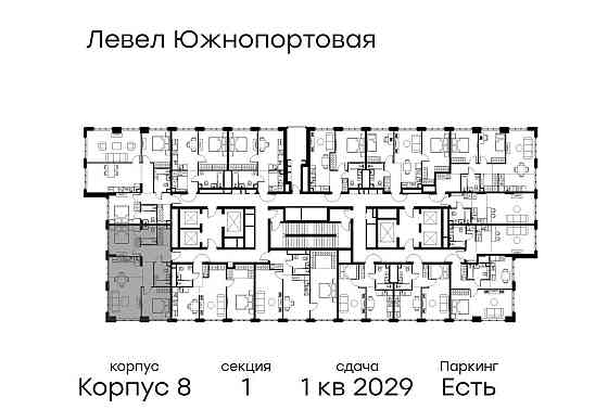 3-комн. квартира, 68.3 м2, 45/49 эт. Москва