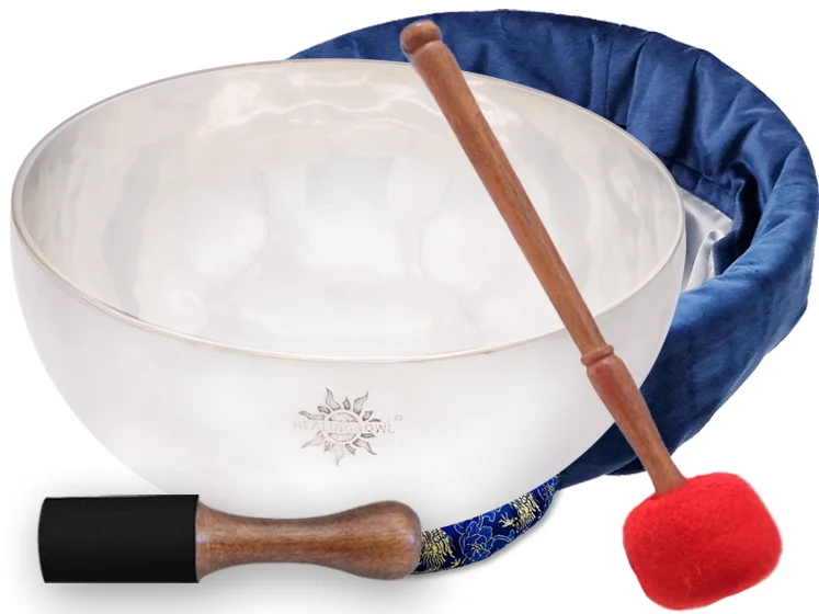 Forged Singing Bowl Healingbowl® Professional Silver Pearl®