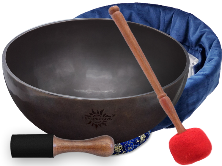 Кованая поющая чаша Healingbowl® Professional Black Pearl®