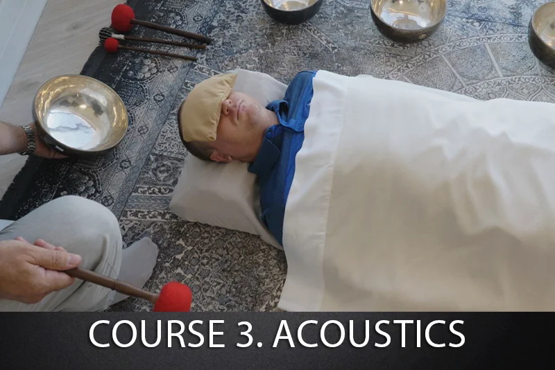 Video Course 3: «Remote Acoustic Massage with Singing Bowls», duration: 4.5 hours. Language: EN or RU (your choice).