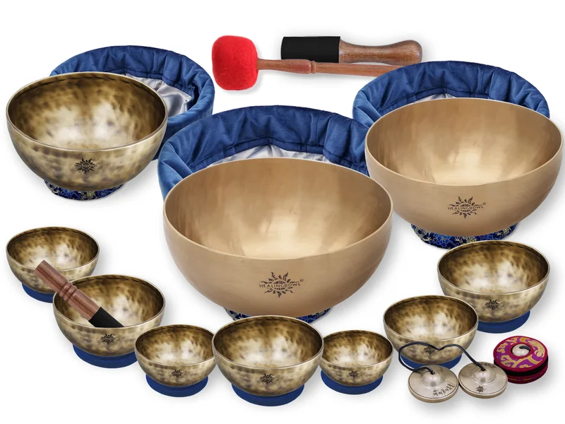 Полный комплект поющих чаш для массажа Standart