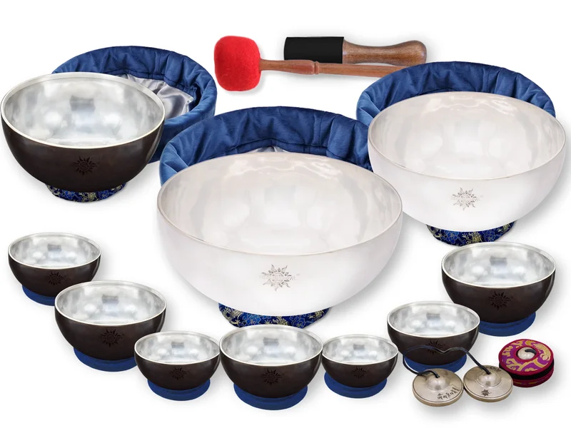 Полный комплект поющих чаш для массажа Ultimate