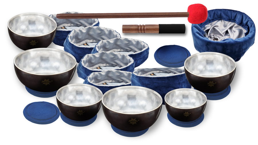 Acoustic set of 7 singing bowls Healingbowl® Professional Himalayan Pearl® - фото 4