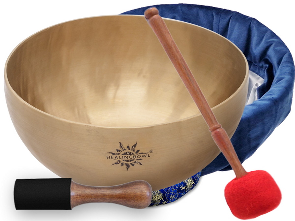 Кованая поющая чаша Healingbowl® Professional Golden Pearl®