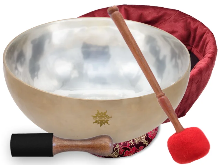 Кованая поющая чаша Healingbowl® Professional Surya Pearl® массажная