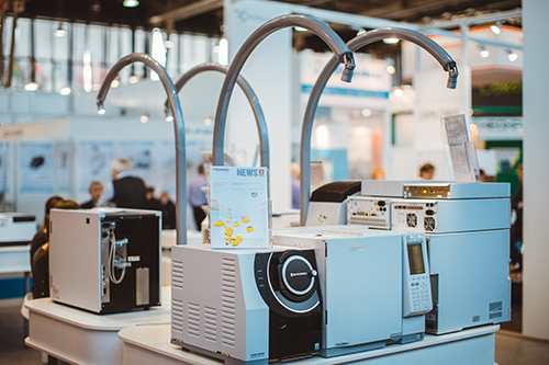 Laboratory equipment at Analitika Expo