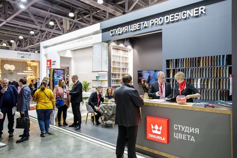 Студия цвета Tikkurila на MosBuild 2022