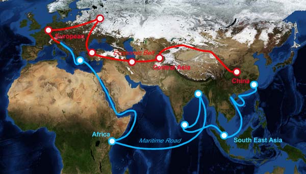 One Belt One Road is China's huge international transport & logistics project