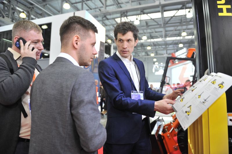 Вилочные погрузчики HYSTER на TransRussia | SkladTech 2022