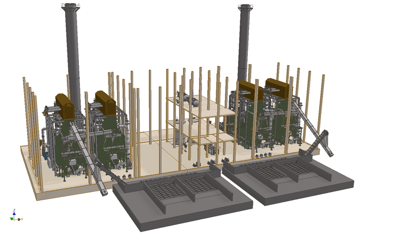 Technological equipment for boiler houses and power plants, Woodex 2021