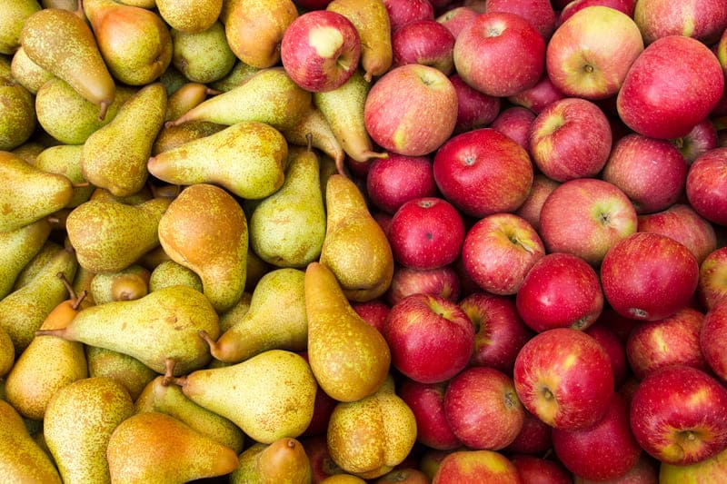 pears and apples