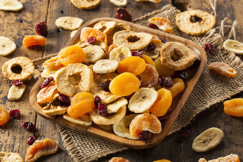 dried fruits and berries