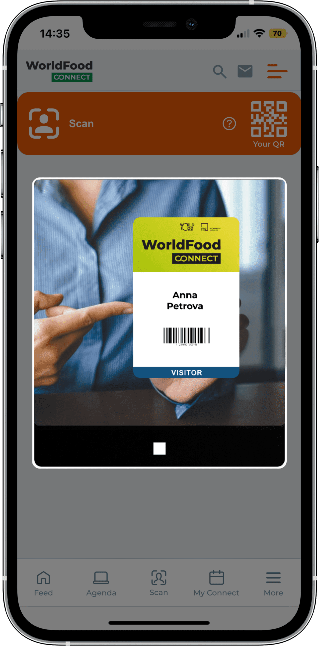 Leadscanning at WorldFood Moscow