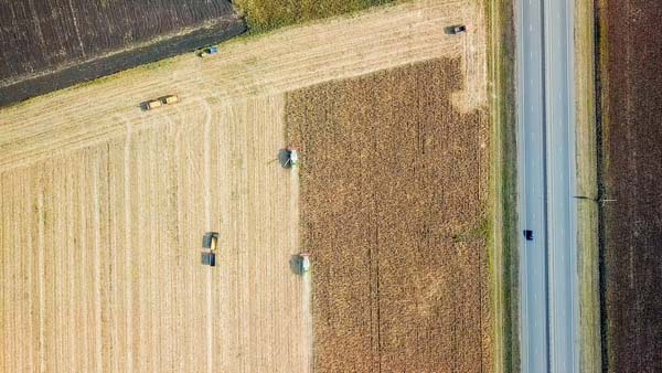 Russian farm from above