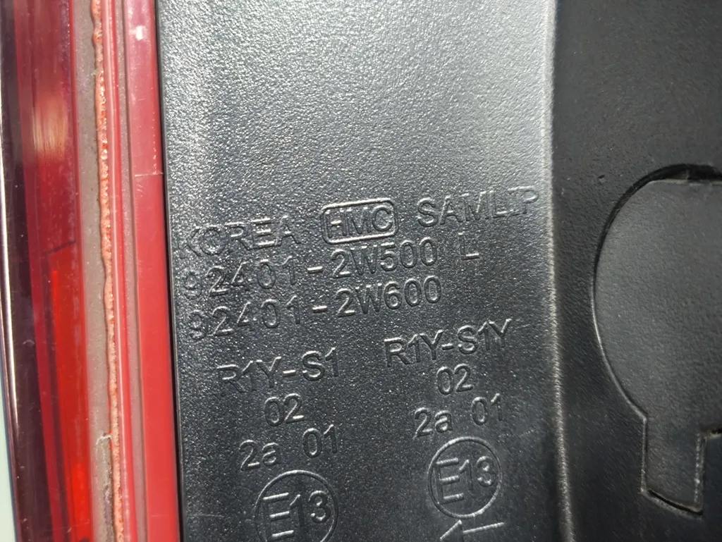 Фонарь внешний левый Hyundai Santa Fe 3 DM 2015-2018 Рестайлинг