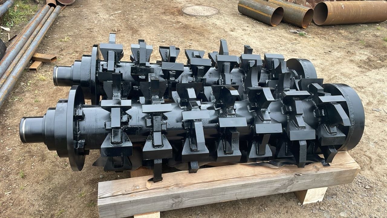Изготовление режущих валов для шредера Hammel VB750D: обеспечение бесперебойной переработки ТКО