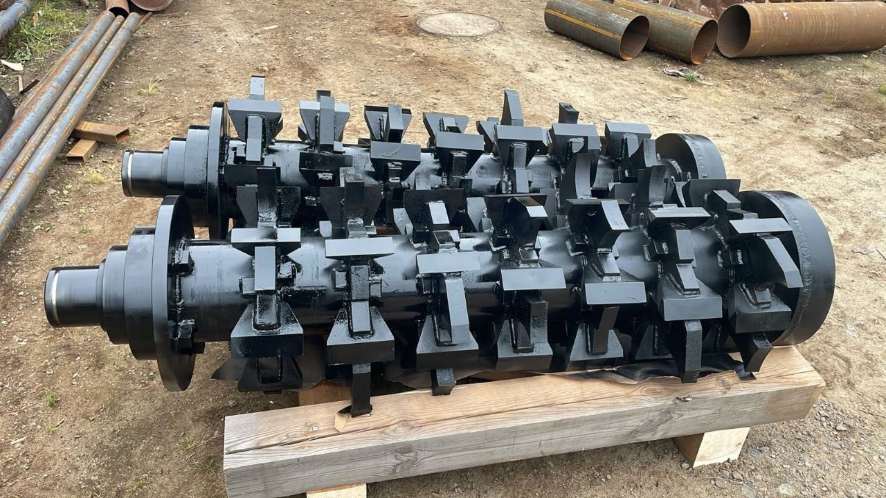 Изготовление режущих валов для шредера Hammel VB750D: обеспечение бесперебойной переработки ТКО
