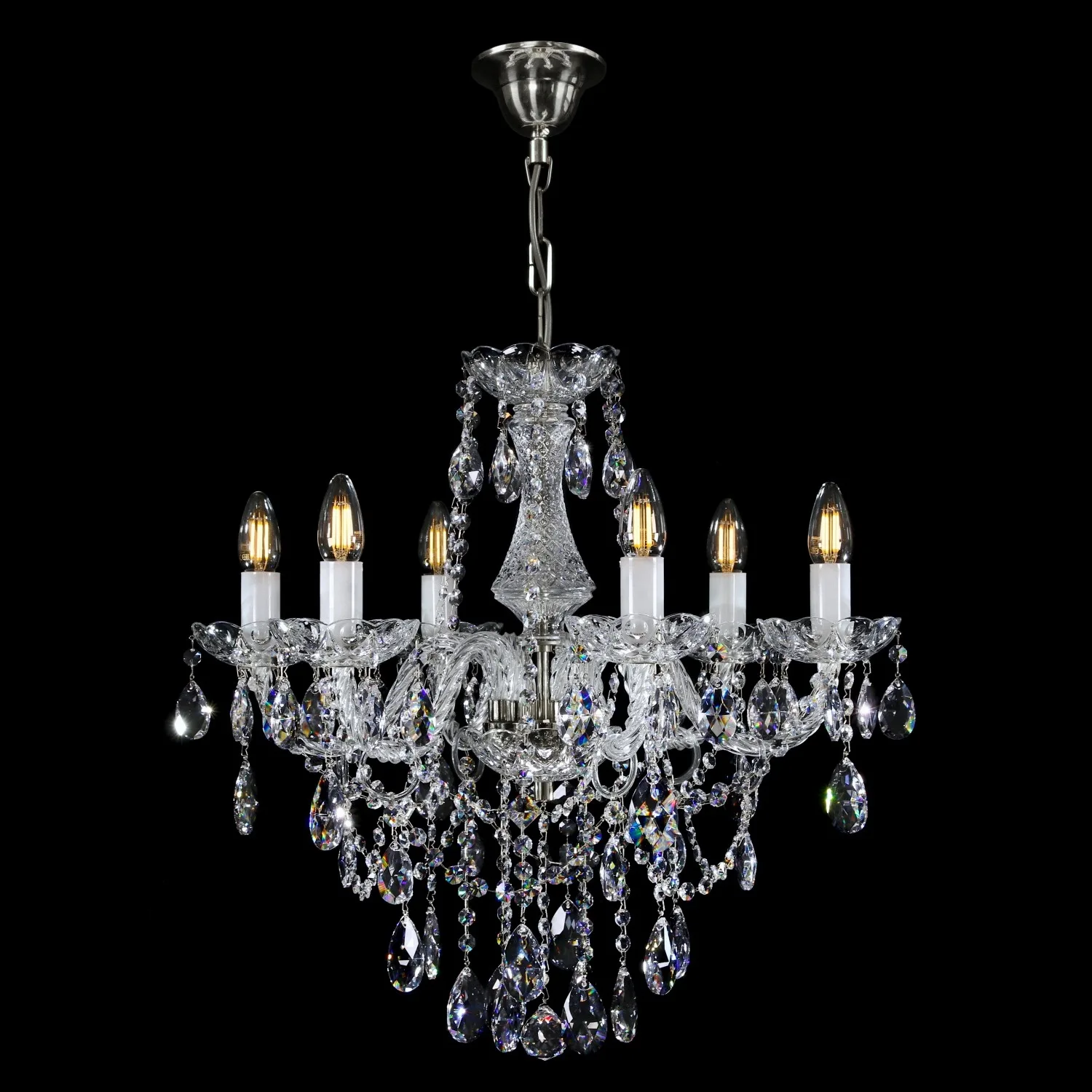Люстра Artglass Jessica JESSICA VI. NICKEL CE