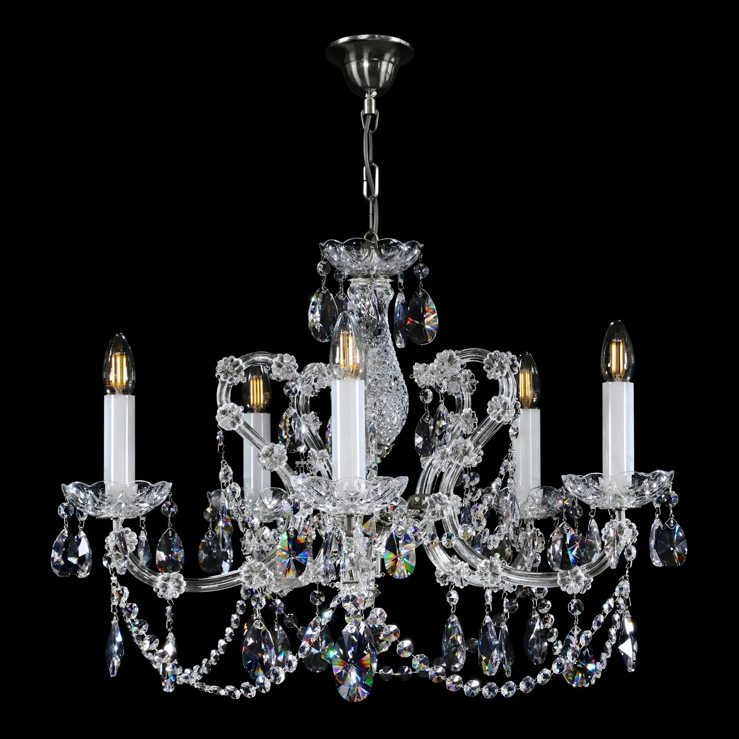 Люстра Artglass Maria terezia MARIA TEREZIA 1 VACHTLE NICKEL CE