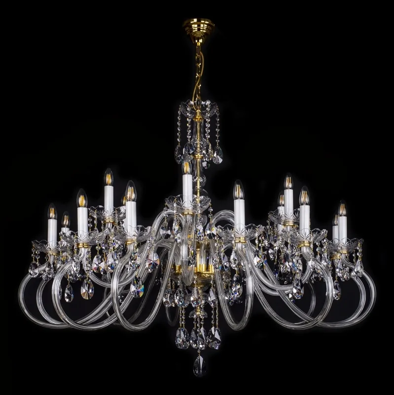 Люстра Artglass Miracle MIRACLE 02-CH-A-PB-CE