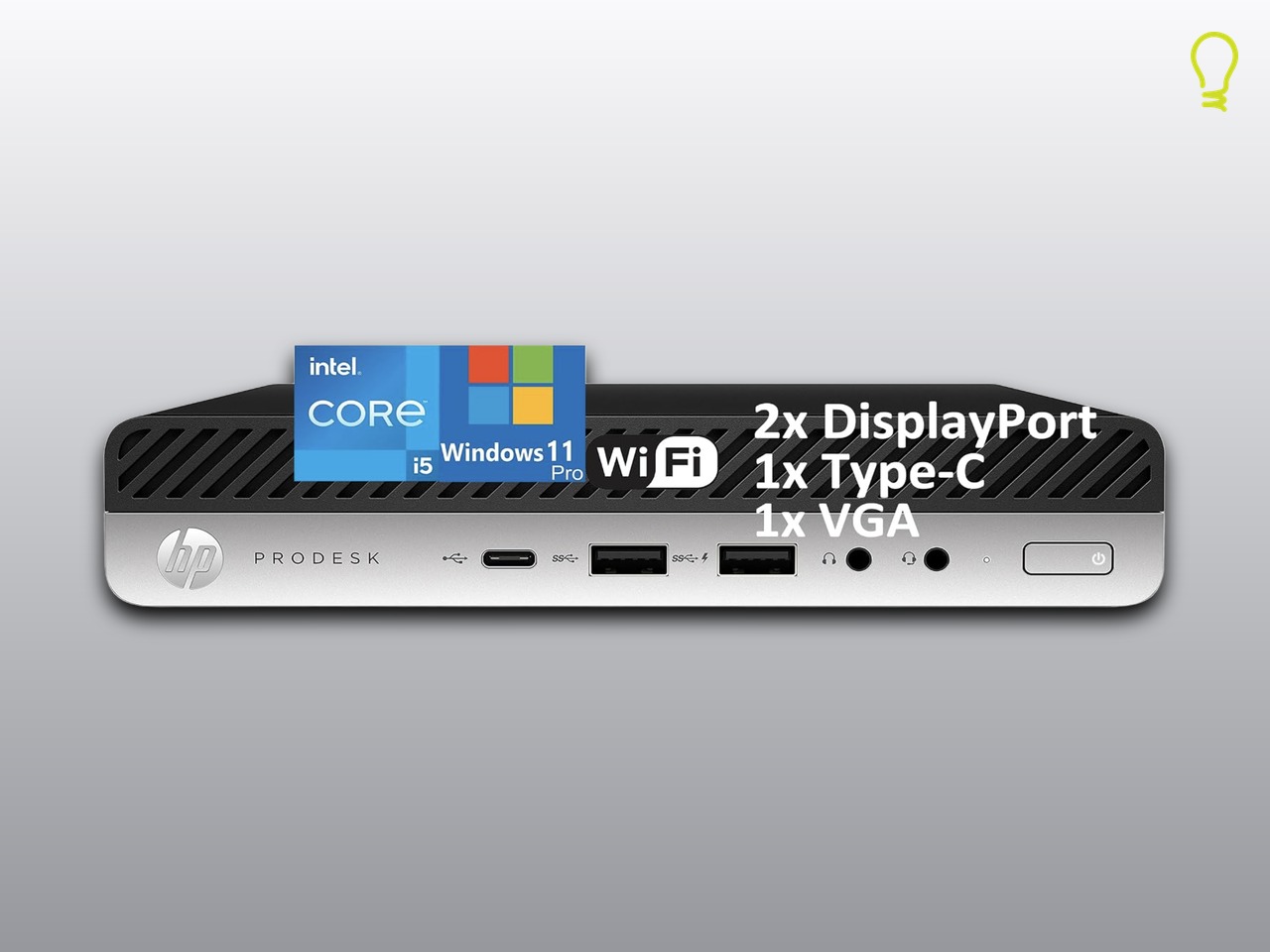 Мини-ПК HP ProDesk 600 G i5, 6-е поколение 8/256GB