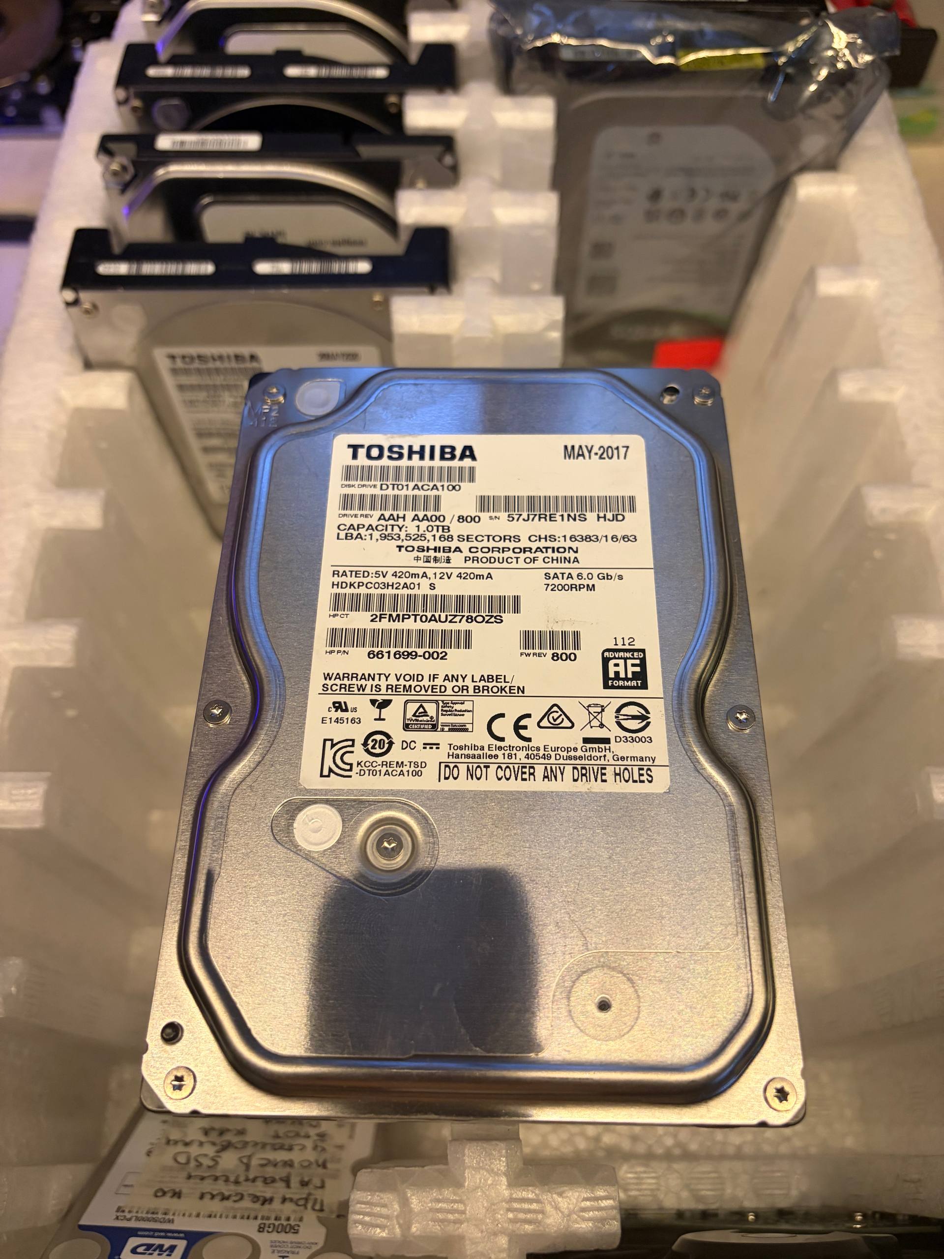Toshiba DT01ACA100 1TB HDD