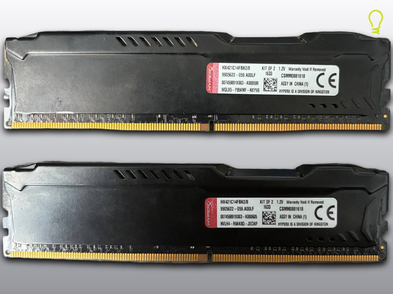 HyperX FURY DDR4 2133 MHz 16 GB (2x8 GB)