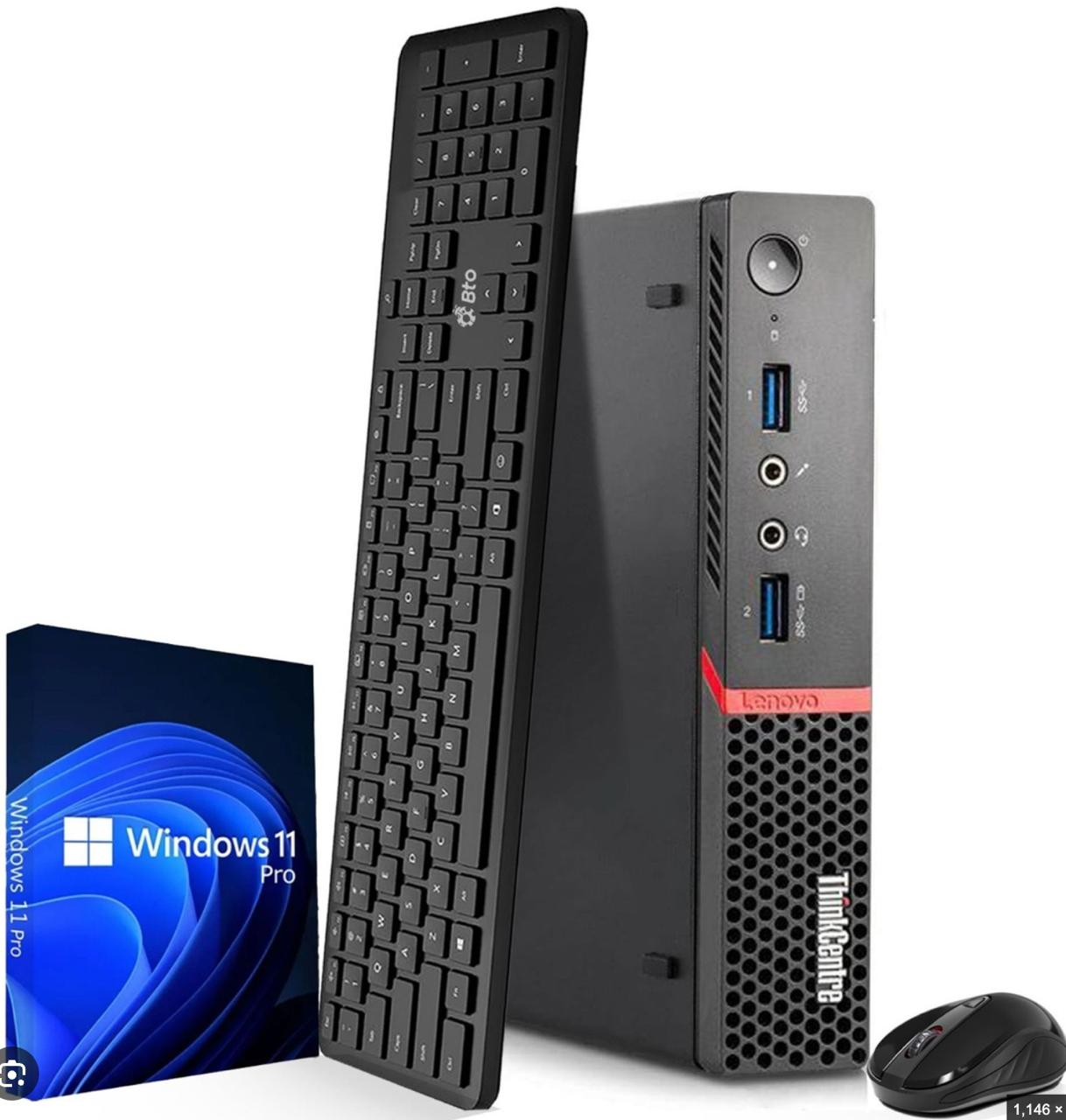 Мини-ПК Lenovo ThinkCentre/Ryzen 5 2400GE/AMD/8ГБ