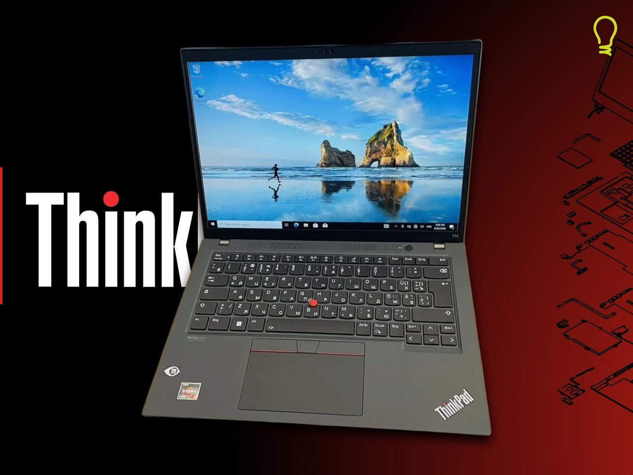 Lenovo ThinkPad T14 Gen3 14” Ryzen 5/16/256