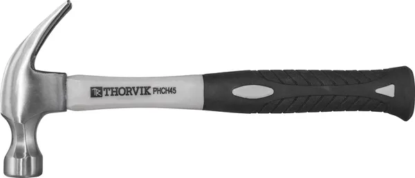 Молоток столярный с фиберглассовой рукояткой 450 гр, Thorvik PHCH45