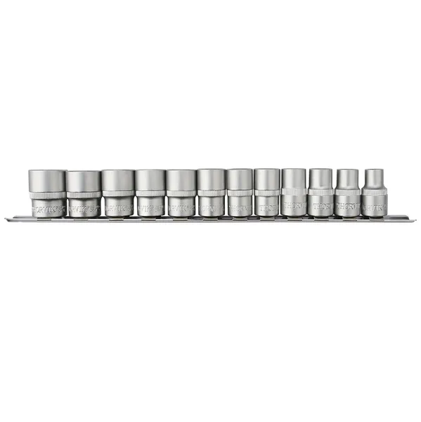 Набор головок торцевых 1/2"DR на держателе, 10-24 мм, 12 предметов, Thorvik S13S1112SM (54362)