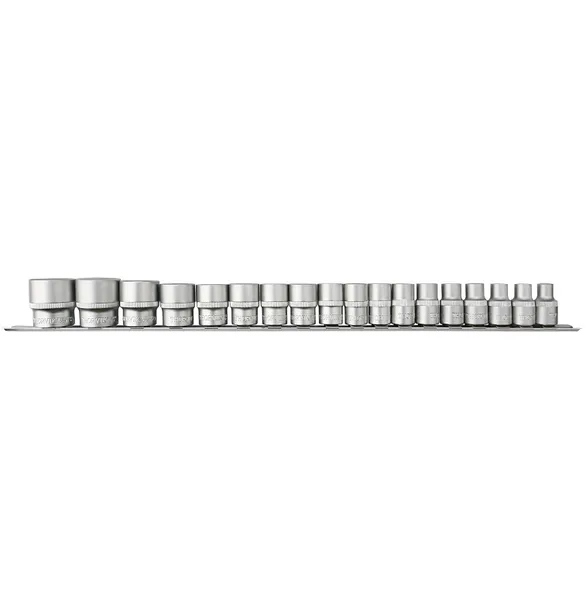 Набор головок торцевых 1/2"DR на держателе, 8-32 мм, 18 предметов, Thorvik S13S1118SM (54366)