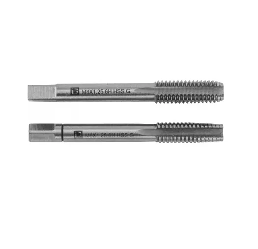 Набор метчиков T-COMBO М3х0.5, HSS-G двухпроходных ручных, 2 шт., Thorvik MT305S2 (52811)