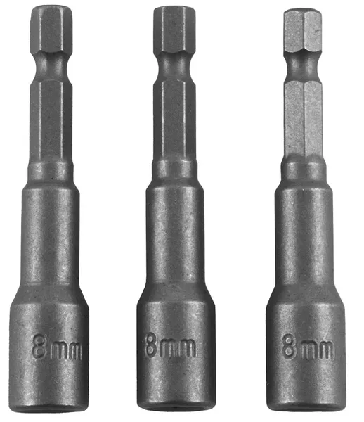 Набор насадок торцевых 8 мм с магнитной вставкой HDR 1/4 DR, 3 пр., Thorvik SH11SM118S3 (54373)