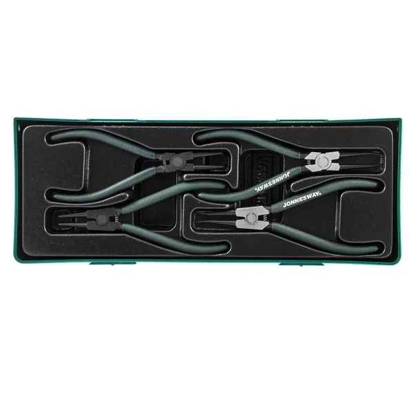 Набор щипцов для стопорных колец, 4 предмета (ложемент) Jonnesway AG010002SP