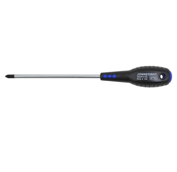 Отвертка крестовая Full Star PH-2х150, 264 мм, Jonnesway D04P2150