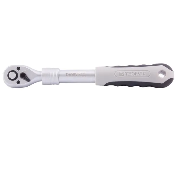 Трещоточная рукоятка телескопическая 1/4"DR, 72 зубца, Thorvik S1R572 (54089)