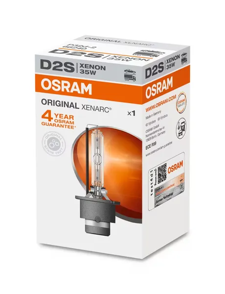 Лампа автомобильная D2S (35W P32D-2) XENON (XENARC) CLASSIC 4300K 85V OSRAM